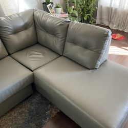 Sectional Leather Couch 