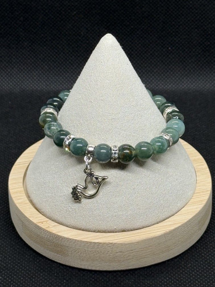 Moss Agate Bracelet