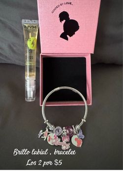 Bestie Jr pulsera  para niña y brillo labial
