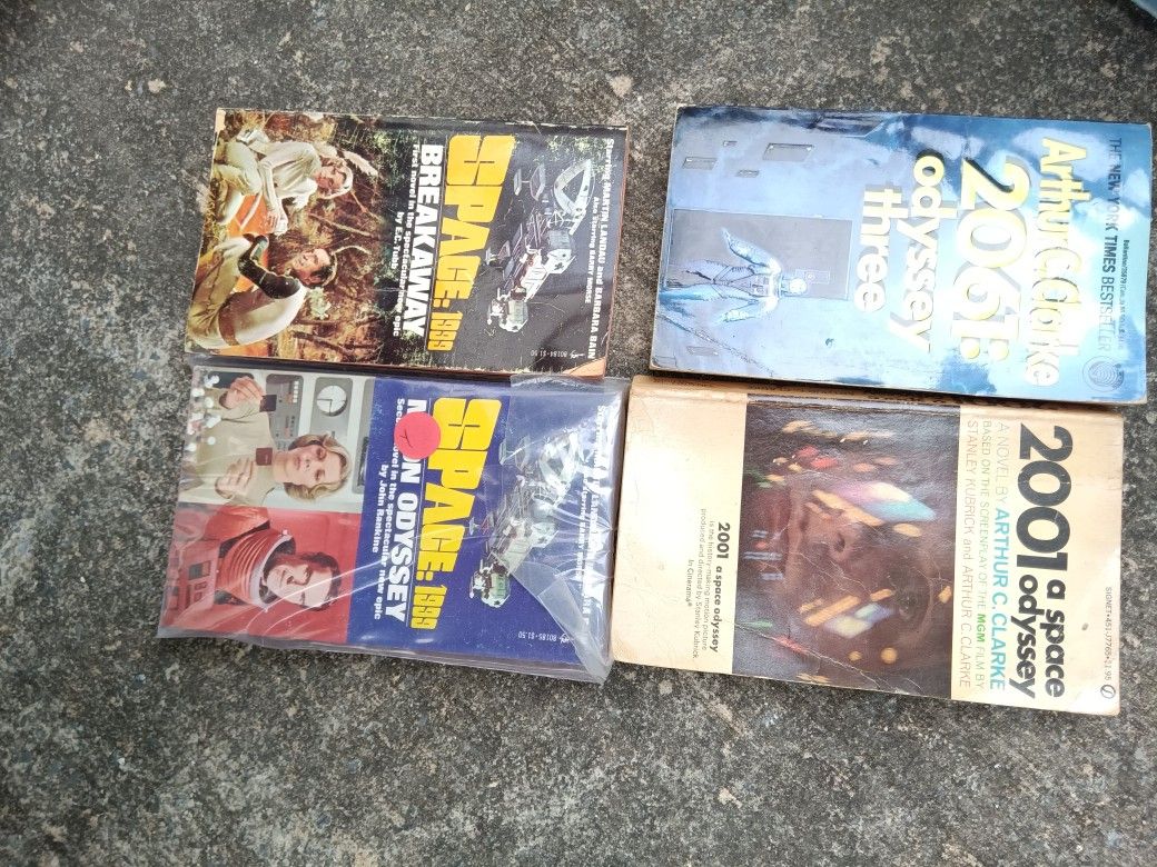 2001 Space Odyssey Books. Set Of Four