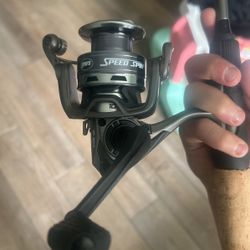 Fishing Reel And Rod Combo (Lew’s Speed Spin 55 30hs) And (Lew’s Speed Stick Hm30)