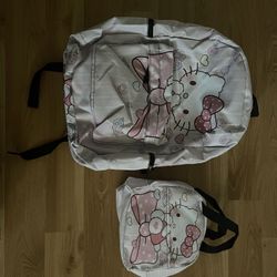 Brand New Hello Kitty Backpack & Lunch Bag