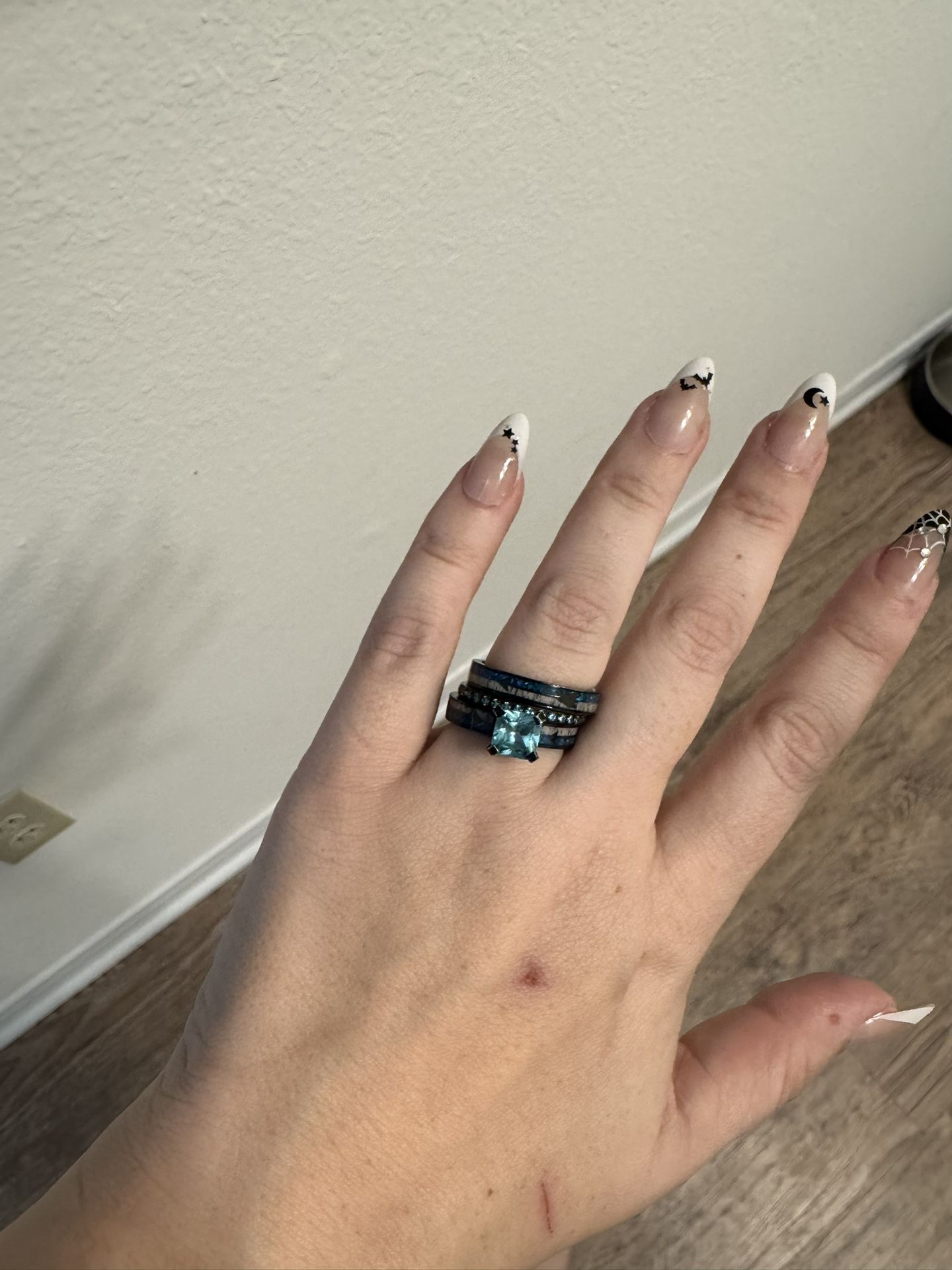 Three Piece Wedding Ring Set