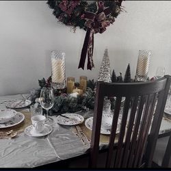 Pottery Barn Style Formal Table And Chairs. 
