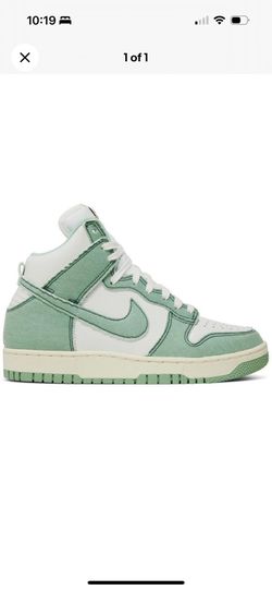 2022 Wmns Dunk High 1985 Green Denim