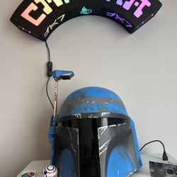 The Mandalorian Axe Woves Black Series Helmet - NEW