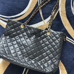 Black Leather Women’s Handbag 