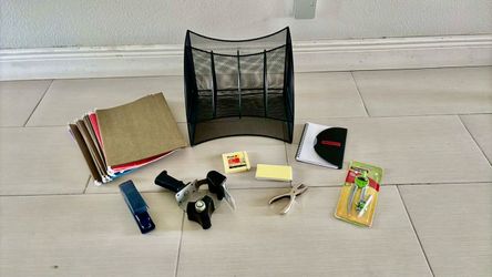 Office Supply Bundle with Desk Organizer