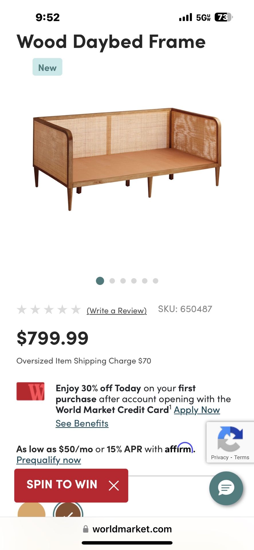 Wood Day Bed