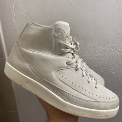 AIR JORDAN 2 Retro Deconstructed Sail Decon Authentic ,Size 9.5 mans