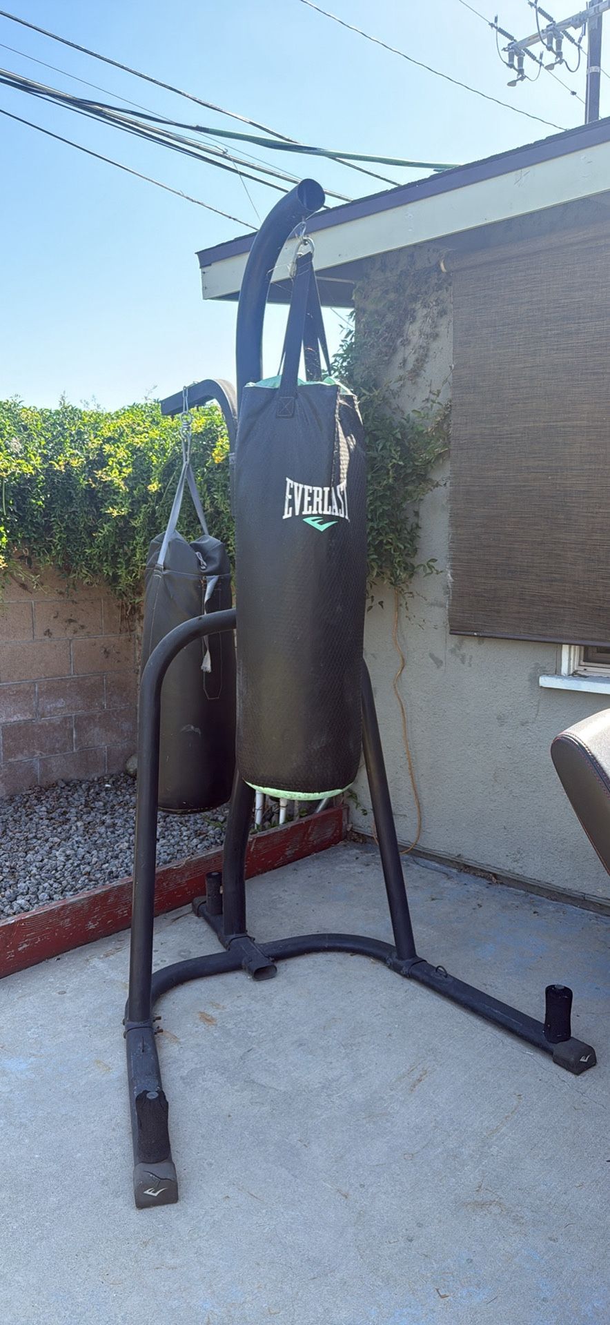 Boxing Stand With Two Punching Bags