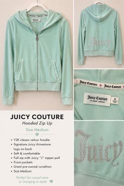 Juicy Zip Up Size Medium