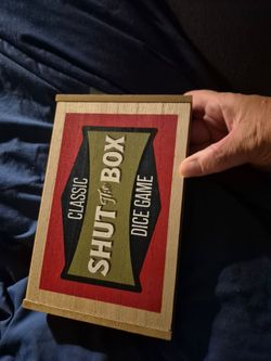 Shut the box dice game.