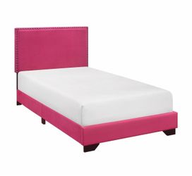 Twin size bed frame with mattress