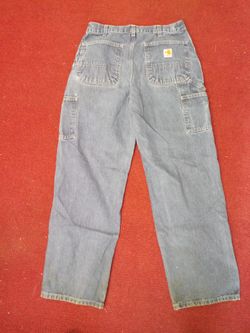 CARHART WORK JEANS 33W X 34L