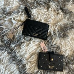 Victoria Secret Mini Black Wallets 