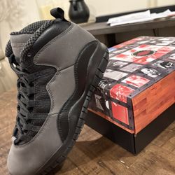 Sizes 8M, 8.5M Jordan 10 Retro Shadow (2025). 