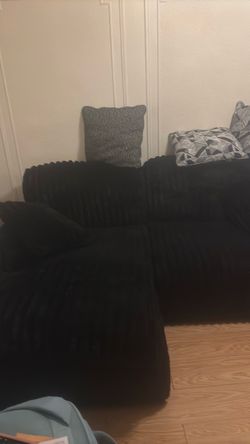 Couch with chaise lounger - left side