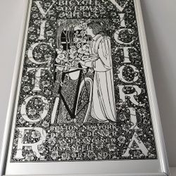 Vintage Victor Victoria Bicycles Overman Wheel Co Mirror