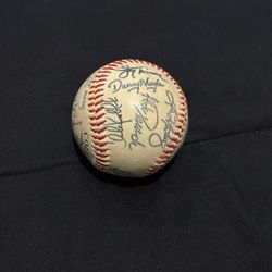 Authentic Baseball Sign By Players