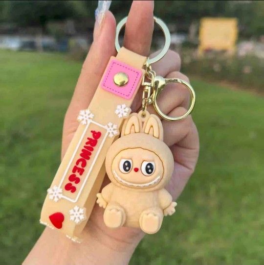 Labubu Keychain Beige Princess