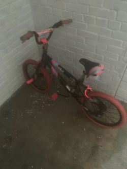 Kids BMX Style Bike Black and Red