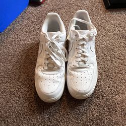Air force 1s (White) light wear