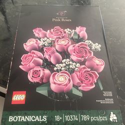 Pink roses Lego set