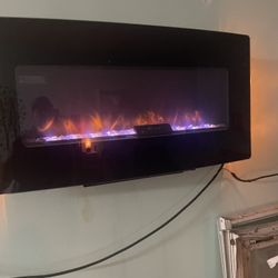 Wall Mounted Fireplace