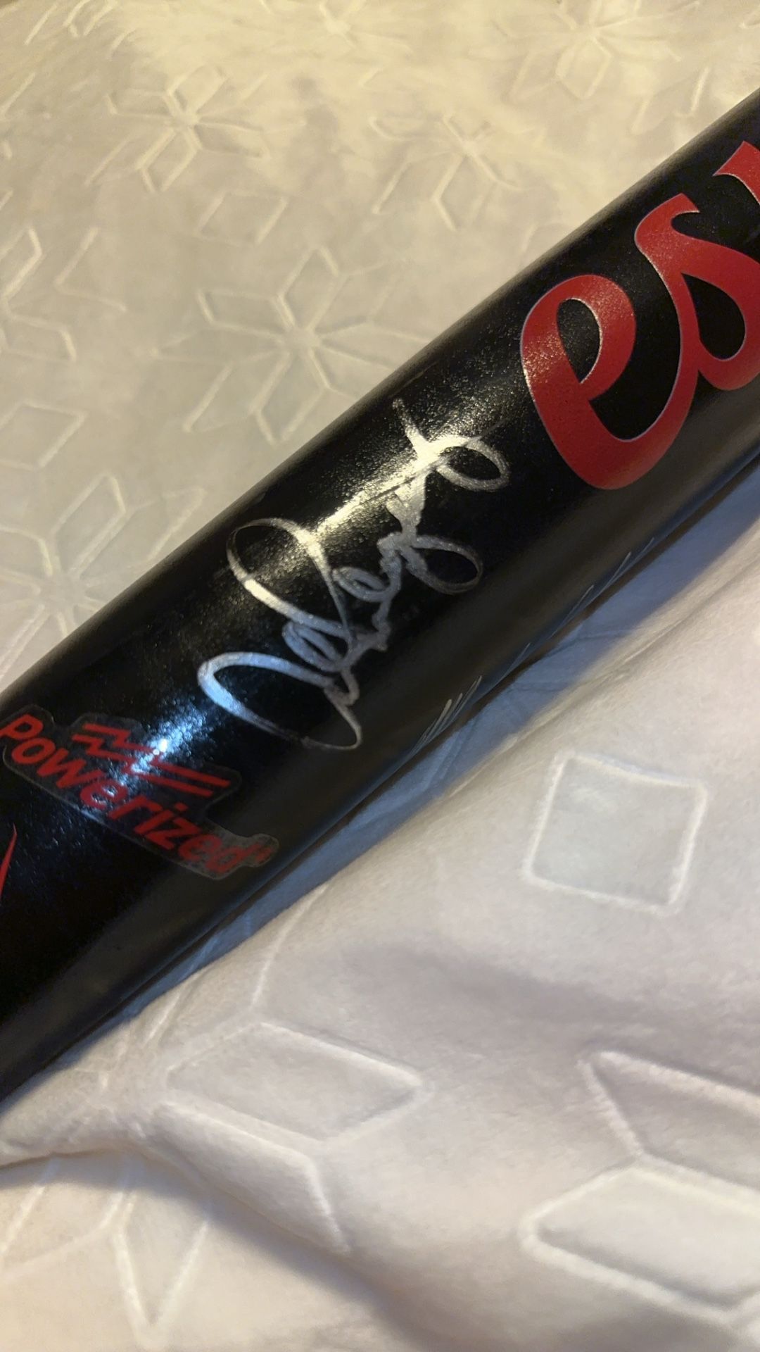 Official ESPN Bat Signed By A-Rod And Partner