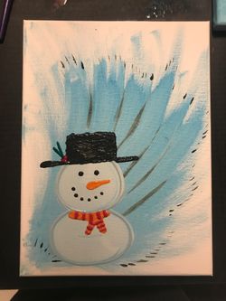 Christmas Painting 100% Authentic (NOT A REPLICA)