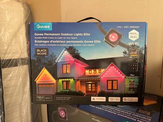 New outdoor GOVEE permanent lights we deliver