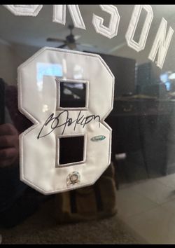 Bo Jackson Signed Framed Mint Jersey Chicago White Sox Comiskey Park