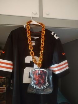 Cleveland browns shadur  sanders jersey stitched  brand new