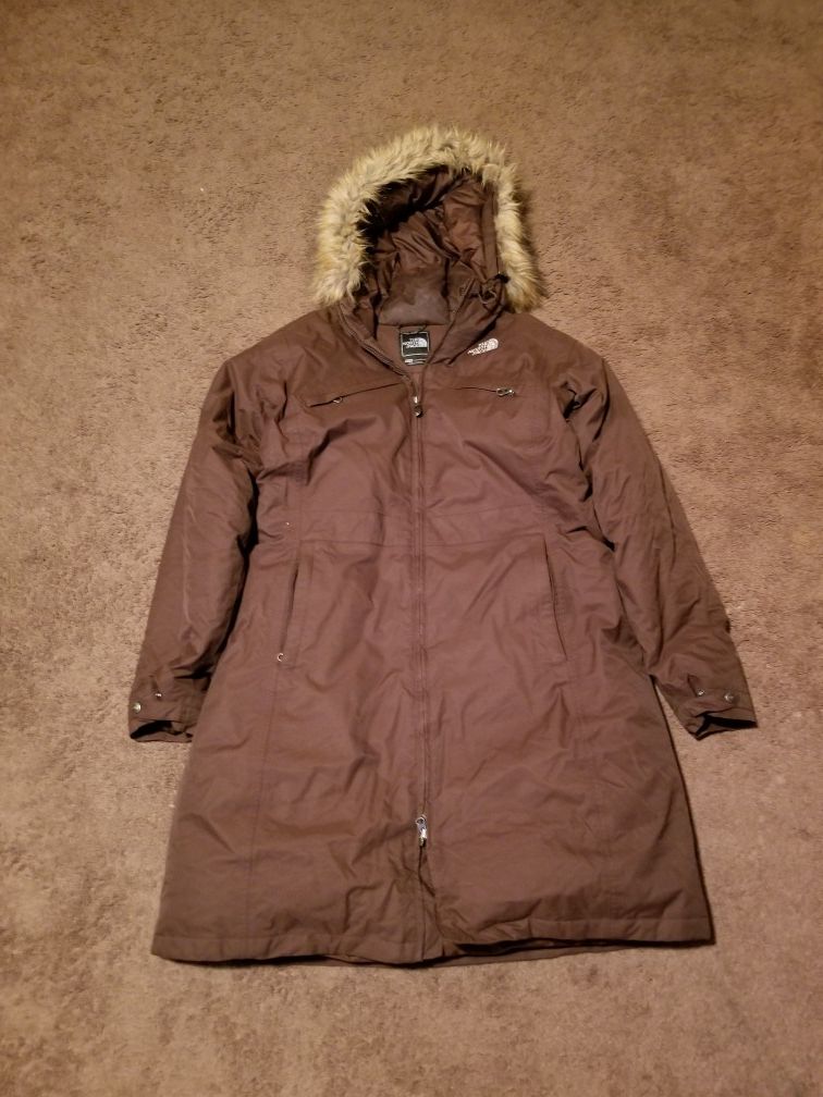 North Face Brown XL Womens Coat