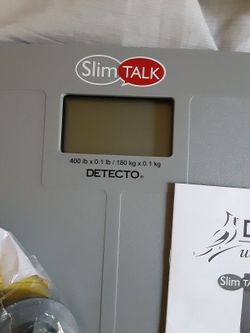 New in Box: Detecto SlimTALK Talking Scale