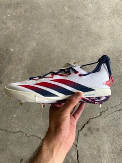 Adidas Adizero Electric + 2.0 Baseball Cleats USA Red White Blue Size 10.5