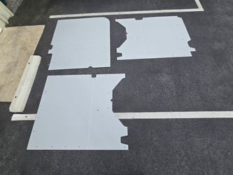 Ford transit medium roof interior wall panels for 130" wheel base