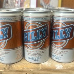 Sealed Billy Beer 6 Pack 