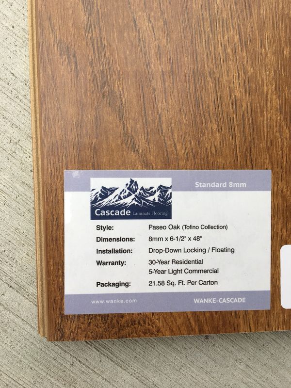 43sf Cascade Laminate Tofino Collection Paseo Oak Flooring Home 43sf Cascade Laminate Tofino Collection Paseo Oak Flooring Home Garden In Vancouver Wa Offerup