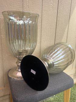 Glass Candle Holders