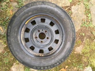 Spare tire from Volvo 740.