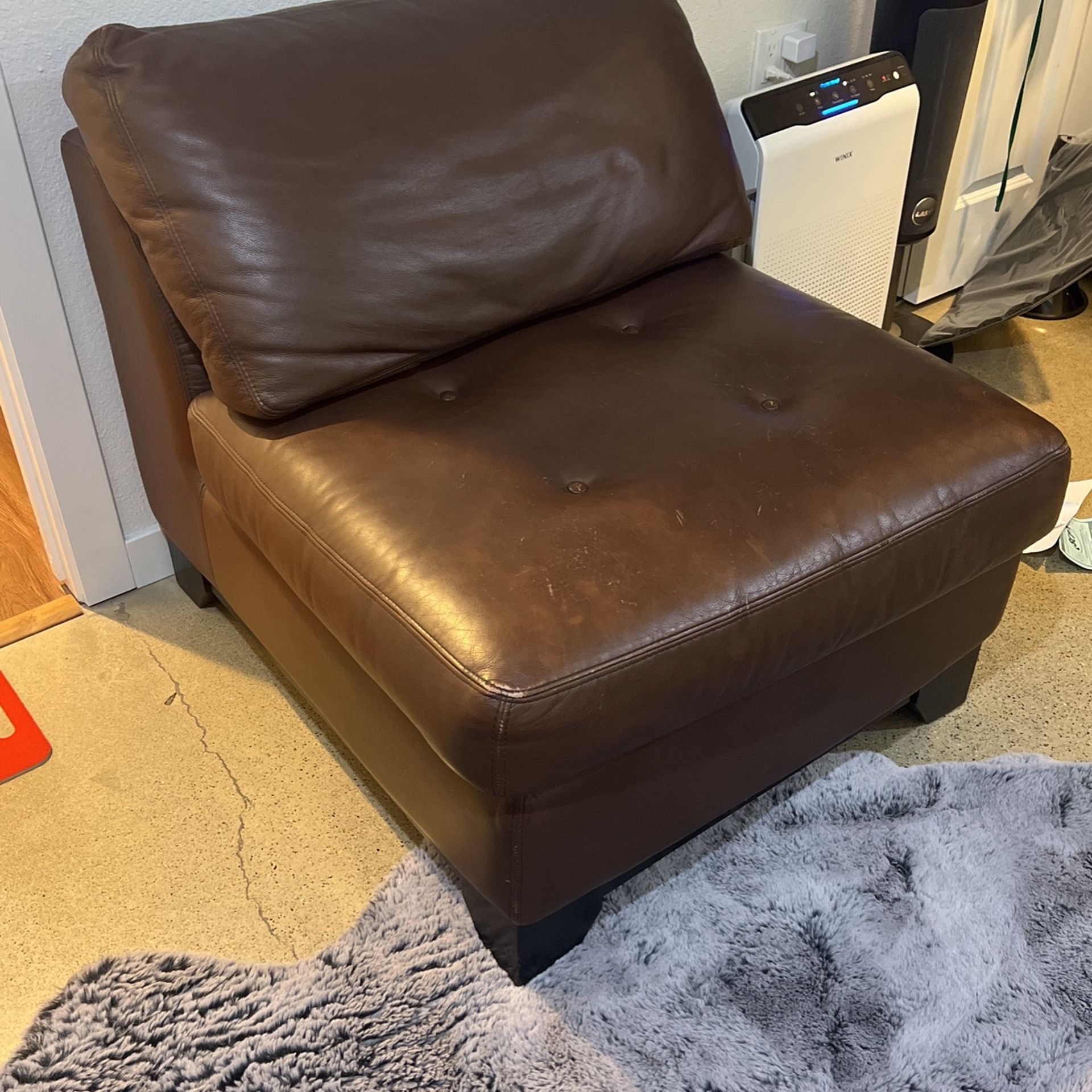 Leather Macys Chair brown