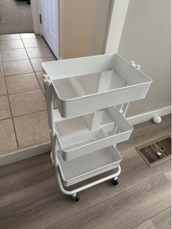 3 tier rolling utility cart