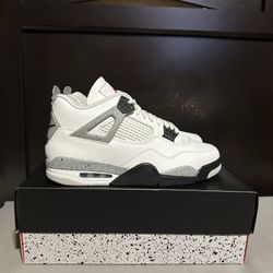 Retro 4 "White Cement"