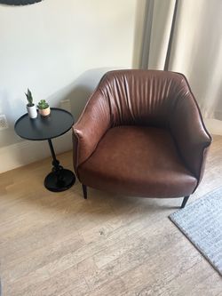Faux Leather Chair