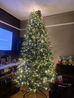 Home Accents Holiday 9-ft. Pre-Lit LED Jackson Noble Fir FULL Christmas Tree