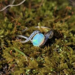 Opal Ring 925 Sz 6,7,7.5