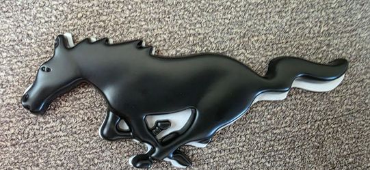 Mustang badge 6" for grille or fender see all sold separately. SEE ALL 12 PICS SHIPPING is alsoAVAILABLE