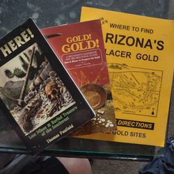 Gold/Treasure Hunting Books Some with maps